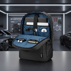 Lenovo Reiserucksack mit Laptopfach 15,6" – Grau