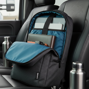 Lenovo Reiserucksack mit Laptopfach 15,6" – Grau