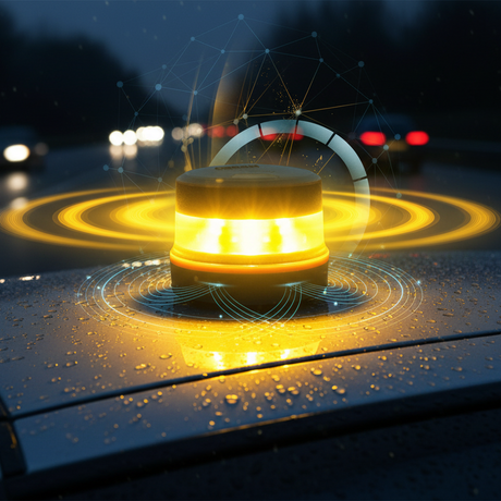 Výstražné žluté LED světlo s magnetickým uchycením 360° Osram LEDguardian V16